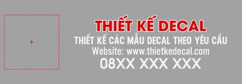 Decal quảng cáo