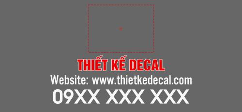 Decal quảng cáo 2