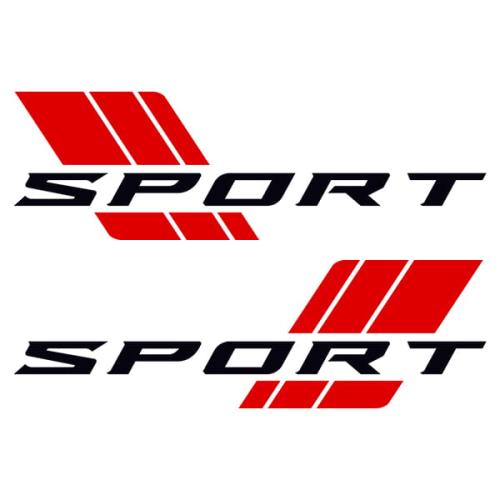 Tem sport dán 2 bên