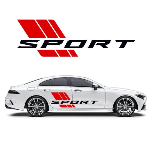 Tem sport dán 2 bên