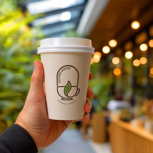 Mẫu tem decal cà phê đẹp ấn tượng cho thương hiệu