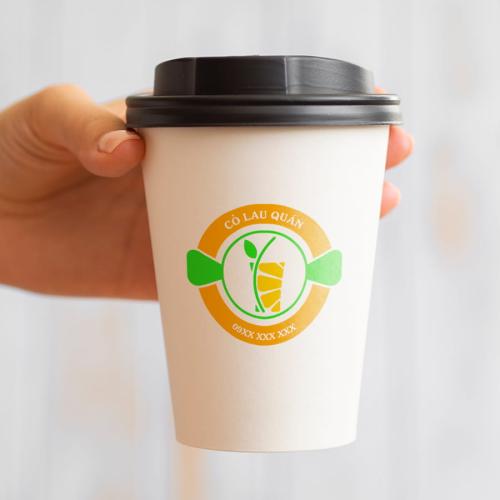 Mẫu tem nhãn decal dán ly nhựa hiện đại trẻ trung cho quán cafe, trà sữa