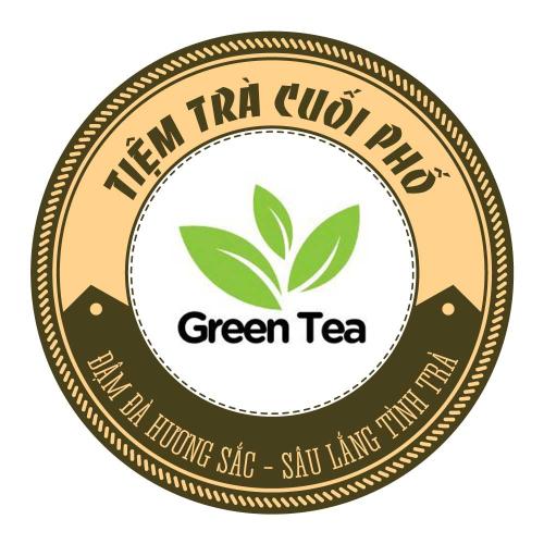 Mẫu tem nhãn decal quán trà, cafe kèm theo logo