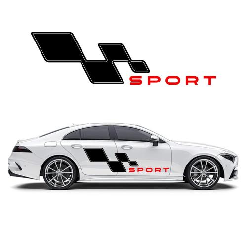 Tem sport dán 2 bên