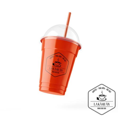 Mẫu tem decal dán ly đồ uống