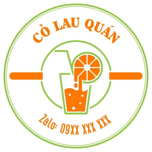 Mẫu tem decal dán ly hình tròn đẹp ấn tượng