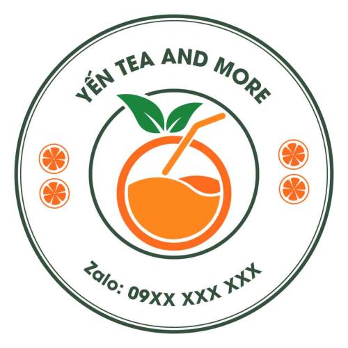 Tem decal dán ly nước trái cây thiết kế độc đáo và màu sắc bắt mắt